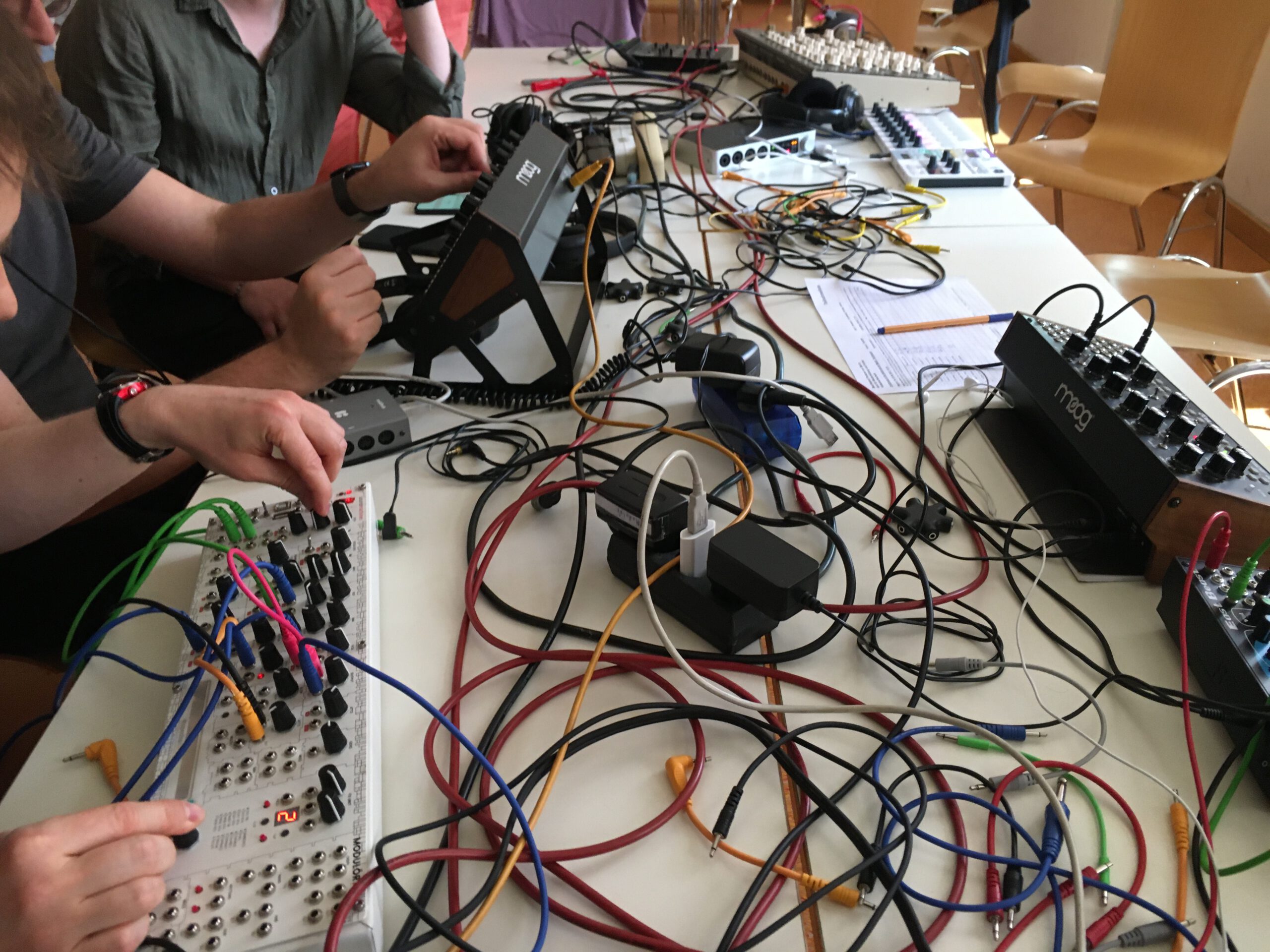 Synthesizer-Kurs an der VHS Pankow
